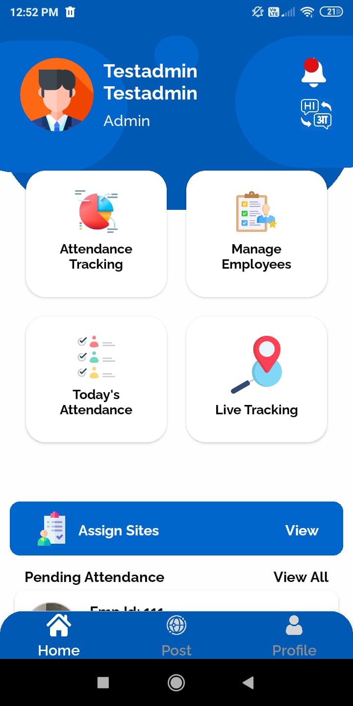 Employee Self-Service Dashboard